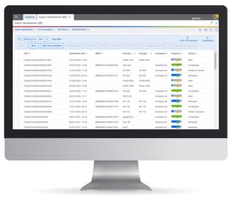 Export declarations in Belgium with Export Filing: AES from AEB